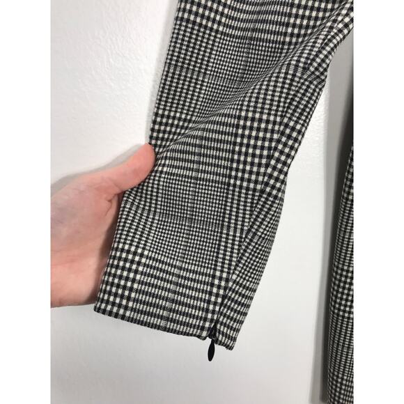 Theory Womens Clothing Lauret Portland Glen Check Top Workwear Classic Timeless - Picture 7 of 13